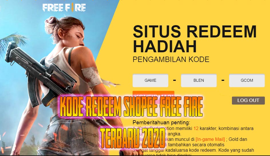 Kode Redeem Shopee Free Fire