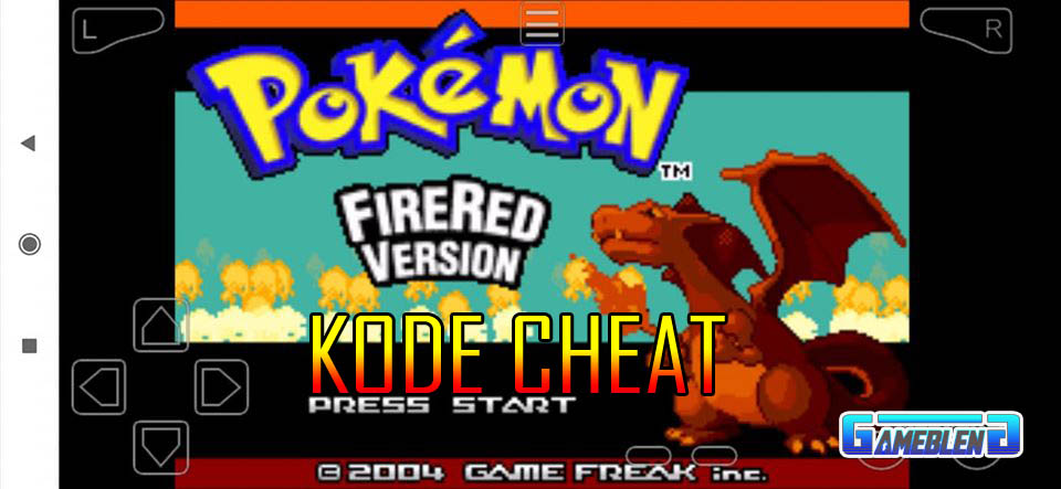cara cheat pokemon fire red