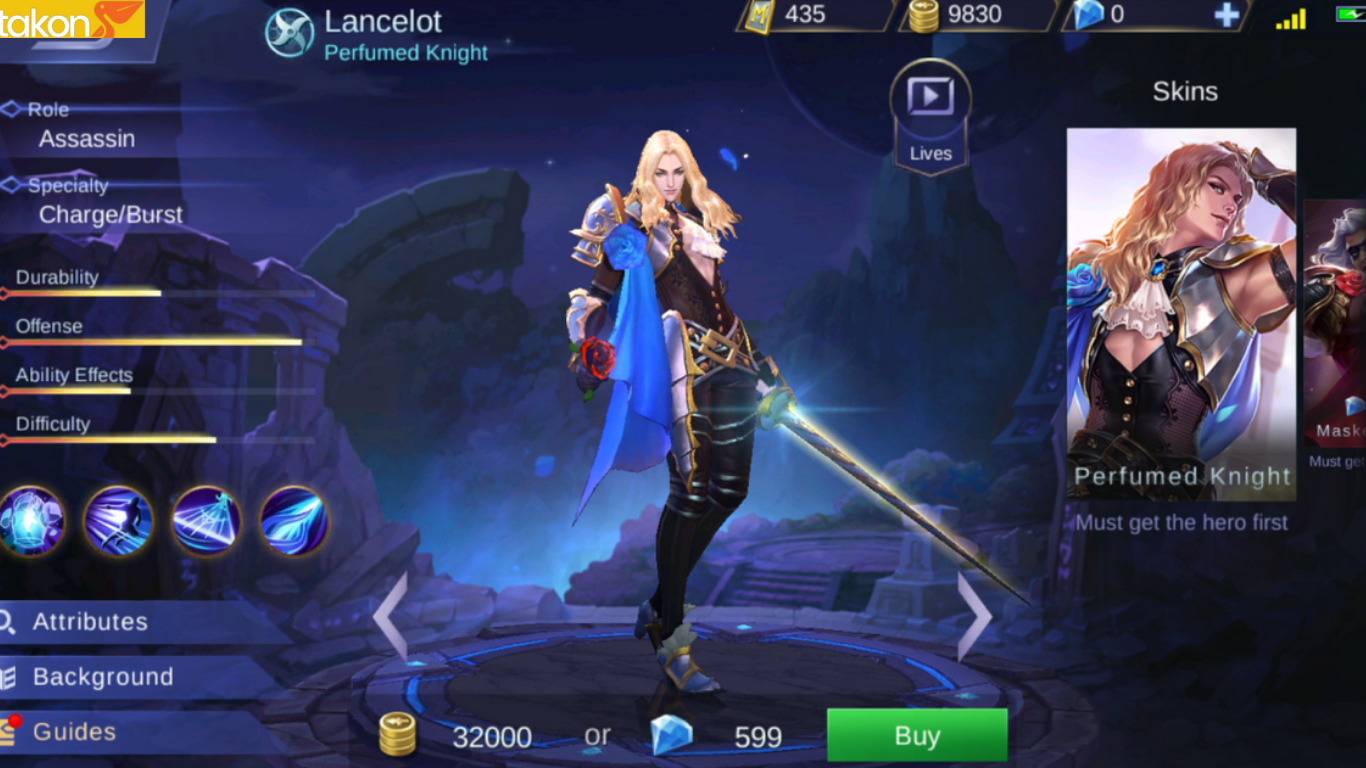 counter hero Lancelot terkuat di Mobile Legends